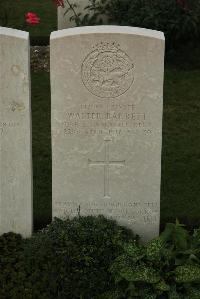 Philosophe British Cemetery Mazingarbe - Barrett, Walter