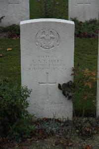 Philosophe British Cemetery Mazingarbe - Burry, Roland Albert Frank