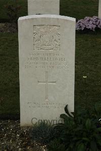Philosophe British Cemetery Mazingarbe - Halliwell, Fred