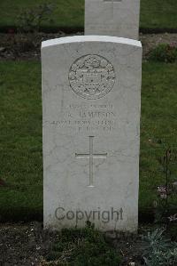Philosophe British Cemetery Mazingarbe - Jamieson, A