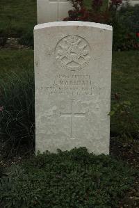 Philosophe British Cemetery Mazingarbe - Marshall, John