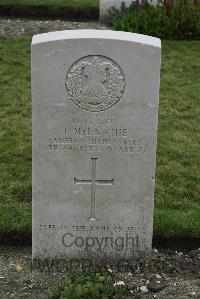 Philosophe British Cemetery Mazingarbe - McLatchie, J