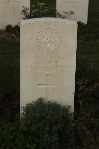 Philosophe British Cemetery Mazingarbe - Minns, Walter John