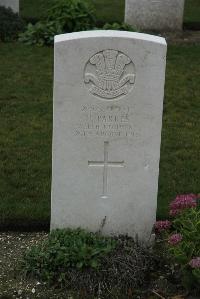 Philosophe British Cemetery Mazingarbe - Parkes, H