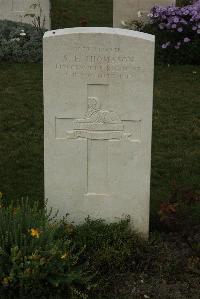 Philosophe British Cemetery Mazingarbe - Thomason, A E