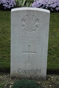 Philosophe British Cemetery Mazingarbe - Vaughan, J A