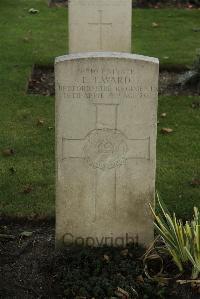 Philosophe British Cemetery Mazingarbe - Ward, Ernest James