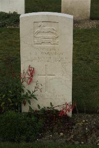 Philosophe British Cemetery Mazingarbe - Warrilow, Albert Arthur