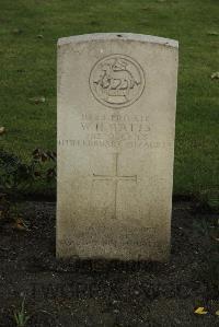 Philosophe British Cemetery Mazingarbe - Watts, William Horace