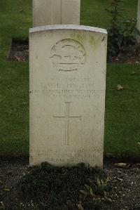 Philosophe British Cemetery Mazingarbe - Whittington, Frederick