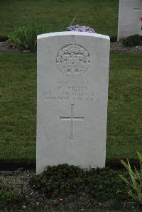 Philosophe British Cemetery Mazingarbe - Wilson, W