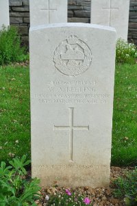 Honnechy British Cemetery - Keeling, William Arthur