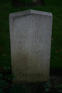 Houchin British Cemetery - Bremer, Hans