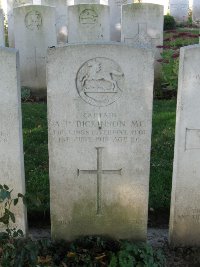 Houchin British Cemetery - Dickinson, Alan Peile