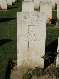 Houchin British Cemetery - James, J T