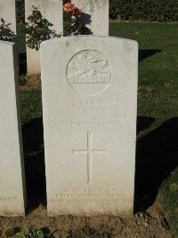 Houchin British Cemetery - Simms, David Stanley