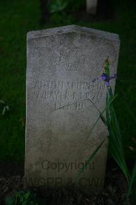 Houchin British Cemetery - Sporlein, Anton