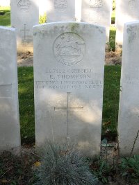 Houchin British Cemetery - Thompson, Edward