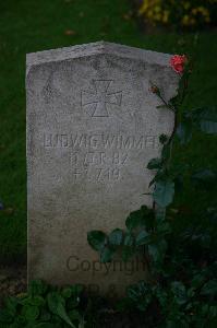 Houchin British Cemetery - Wimmel, Ludwig