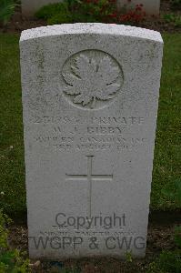 Bruay Communal Cemetery Extension - Bibby, Walter John