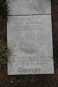 Wimereux Communal Cemetery - Aldridge, George Harold