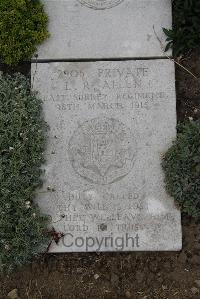 Wimereux Communal Cemetery - Allen, Lewis Ralph