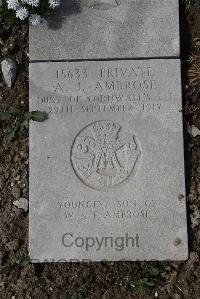 Wimereux Communal Cemetery - Ambrose, Arthur Jewel