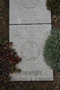 Wimereux Communal Cemetery - Anthony, G F