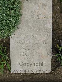 Wimereux Communal Cemetery - Altefrohne, August