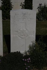 Terlincthun British Cemetery Wimille - Akers, Albert Edwin