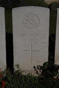 Terlincthun British Cemetery Wimille - Anderson, Albert