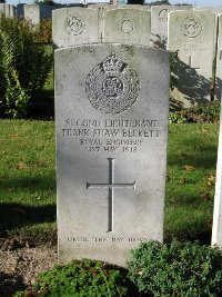 La Kreule Military Cemetery Hazebrouck - Beckett, Frank Shaw