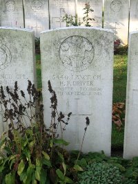 La Kreule Military Cemetery Hazebrouck - Driver, Herbert Frank