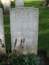 La Kreule Military Cemetery Hazebrouck - Garnham, James Arthur