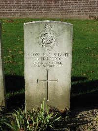 La Kreule Military Cemetery Hazebrouck - Hanford, T