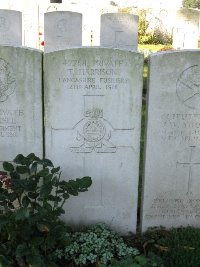 La Kreule Military Cemetery Hazebrouck - Harrison, T