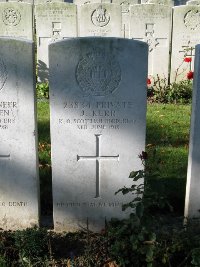 La Kreule Military Cemetery Hazebrouck - Kerr, James