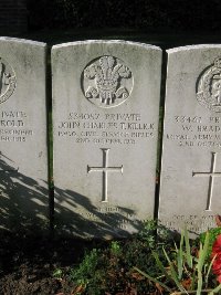 La Kreule Military Cemetery Hazebrouck - Killick, John Charles Thomas