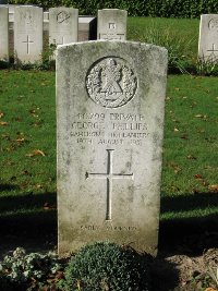 La Kreule Military Cemetery Hazebrouck - Phillips, George