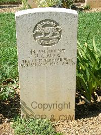 Cassino War Cemetery - Amos, Harry Charles