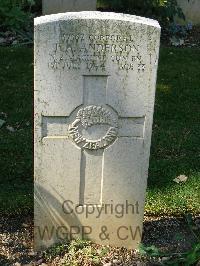 Cassino War Cemetery - Anderson, Frederick Andrew