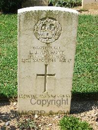 Cassino War Cemetery - Anthony, Leslie John