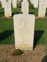 Cassino War Cemetery - Auburn, William Ernest