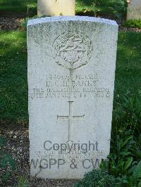 Cassino War Cemetery - Banks, Donald George Henry