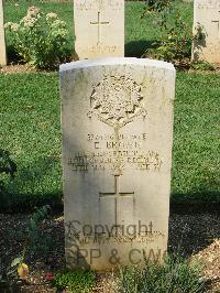 Cassino War Cemetery - Brown, Ernest