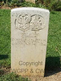 Cassino War Cemetery - Brown, George