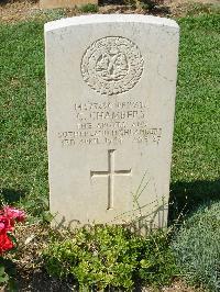 Cassino War Cemetery - Chambers, Charles