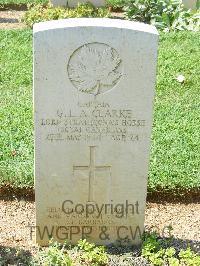 Cassino War Cemetery - Clarke, George Lawrance Alleyne