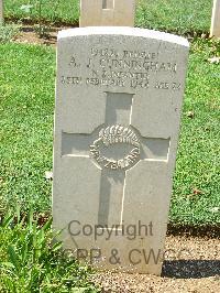 Cassino War Cemetery - Cunningham, Arthur James