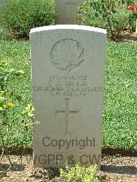 Cassino War Cemetery - Dayton, George Arthur